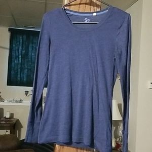 So long sleeve t shirt. - blue